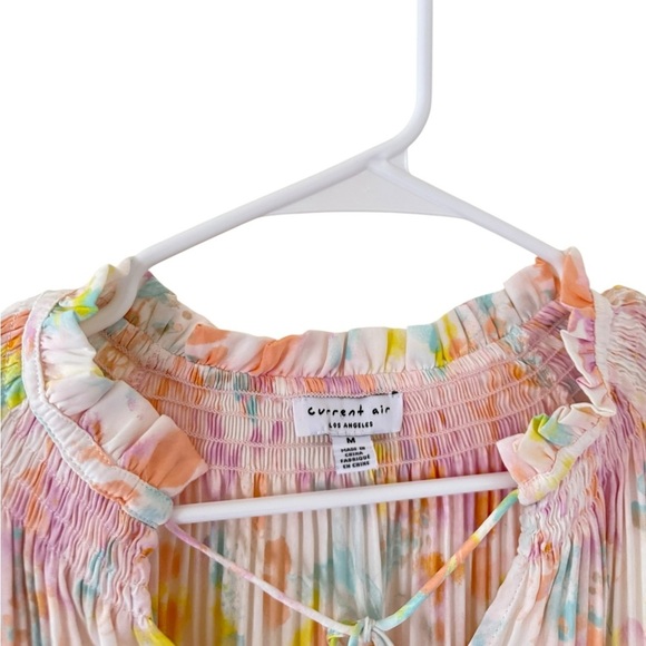 Anthropologie Current Air Angelica Water Color Blouse - Picture 7 of 9